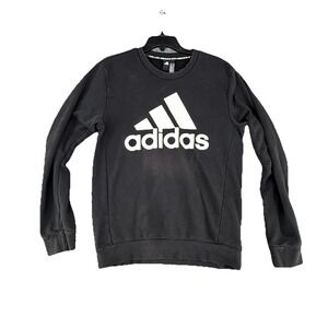 Adidas Men's‎ Graphic Logo Long Sleeve  Sweatshirt Crewneck Small